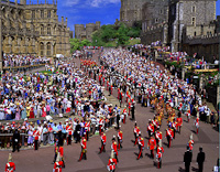Garter Ceremony, Windsor Castle, Berkshire, England.