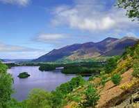 Derwent Water & Skiddaw, Keswick, Cumbria, England.