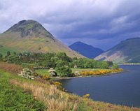Wast Water, Yewbarrow & Great Gable, Cumbria, England.