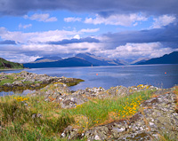 Sound of Sleat from Isleornsay, Skye, Scotland.