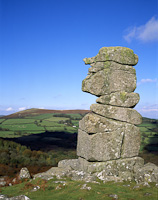 Bowerman's Nose, Dartmoor, Devon, England.