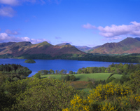 Derwent Water, Nr Keswick, Cumbria, England.