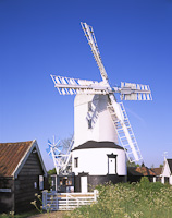 Saxtead Green, Post Mill, Suffolk, England.
