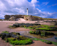 Covesea Lighthouse, Lossiemouth, Moray, Scotland.