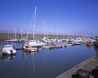 Maryport Marina, Cumbria, England.