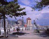 Captain Cat Statue, Swansea, South Wales.