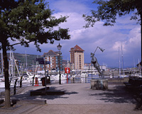 Captain Cat Statue, Swansea, South Wales.
