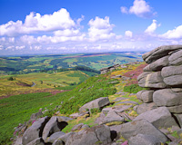 Higger Tor, Nr Hathersage, Derbyshire, England.