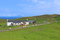 Rhum from Struan, Coll, Inner Hebrides, Argyll & Bute, Scotland.