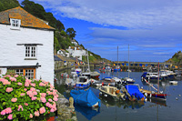 Polperro, Cornwall, England.