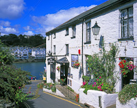 The Old Ferry Inn, Bodinnick, Fowey, Cornwall, England.