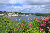 Fowey from Polruan, Cornwall, England.