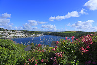 Fowey from Polruan, Cornwall, England.