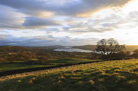 Windermere from Robin Lane, Troutbeck, Cumbria, England.