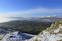 Troutbeck Valley, Nr. Windermere from Applethwaite, Cumbria, England.