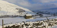 Kisdon from Thwaite, Swaledale, Yorkshire, England.