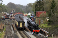 Goathland, North Yorkshire Moors National Park, England.