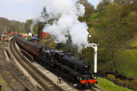 Goathland, North Yorkshire Moors National Park, England.