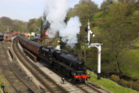 Goathland, North Yorkshire Moors National Park, England.