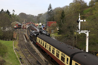 Goathland, North Yorkshire Moors National Park, England.