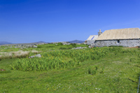 Thatched Farm, South Uist, Outer Hebrides, Scotland.