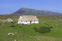 Knockquien and Eaval, North Uist, Outer Hebrides, Scotland.