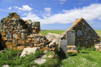 Medieval Chapel, Howmore, South Uist, Outer Hebrides, Scotland.