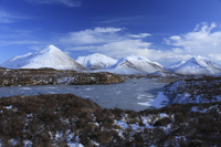 The Cuillins from Loch nan Eilean, Sligachan, Skye, Scotland.