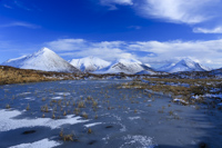 The Cuillins from Loch nan Eilean, Sligachan, Skye, Scotland.
