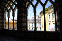 View from the Duomo, Amalfi, Campania, Italy.