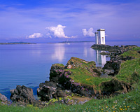 Carraig Fhada lighthouse, Kilnaughton, Islay, Scotland.