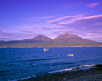 Paps of Jura from Islay, Argyll & Bute, Scotland.