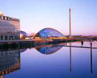BBC Scotland, Imax, Science Mall & Glasgow Tower, Clydeside, Glasgow, Scotland.