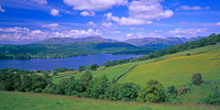 Windermere from Low Skelghyll, Cumbria, England.