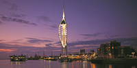 Spinnaker Tower, Portsmouth, Hampshire, England.