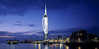 The Spinnaker Tower, Portsmouth, Hampshire, England.