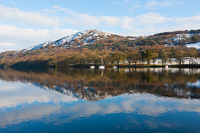 Windermere & Gummer's How from Lakeside, Cumbria, England.