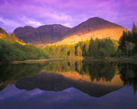 Bidean nam Bian & Aonach Dubh from Stob Coire nan Lochan, Glencoe, Highland, Scotland,
