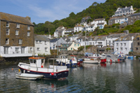 Polperro, Cornwall, England.