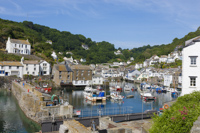Polperro, Cornwall, England.