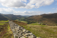 Hardknott Fort & Eskdale Valley, Cumbria, England.