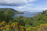 Eilean Donan Castle, Dornie, Lochalsh, Highland, Scotland.