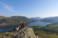 Ullswater & Place Fell from Gowbarrow, Cumbria, England.