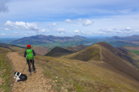 Causey Pike, Outerside, Skiddaw & Blencathra, Coledale Round, Cumbria, England.