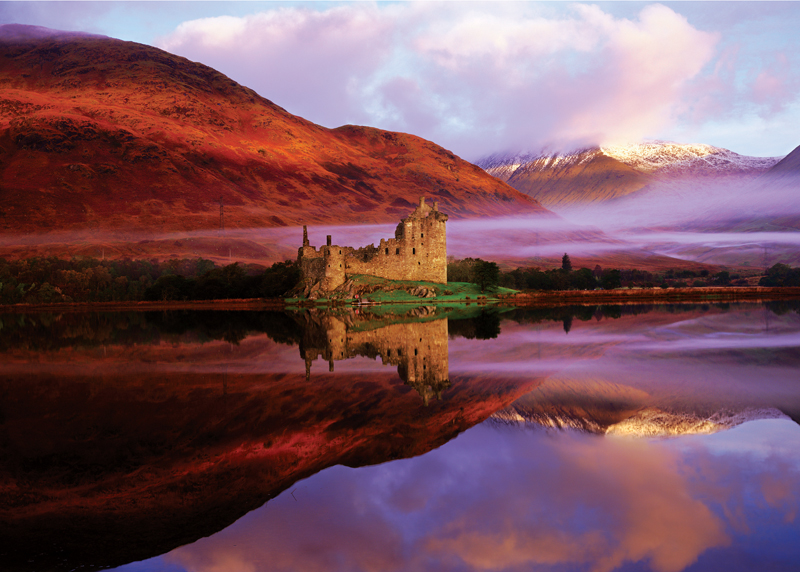 Greeting Card Eilean Donan Castle Loch Lake Scotland Landscape Birthday