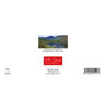 Reverse of Buttermere, Cumbria greeting card showing image title and photographer: Mike Guy