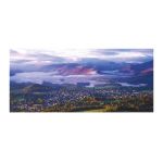 Cumbria greeting card - Keswick and the North Western Fells - left blank for your own message.
