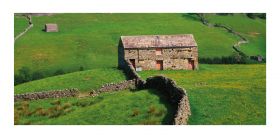Yorkshire Dales greeting card - Swaledale - blank for your own message